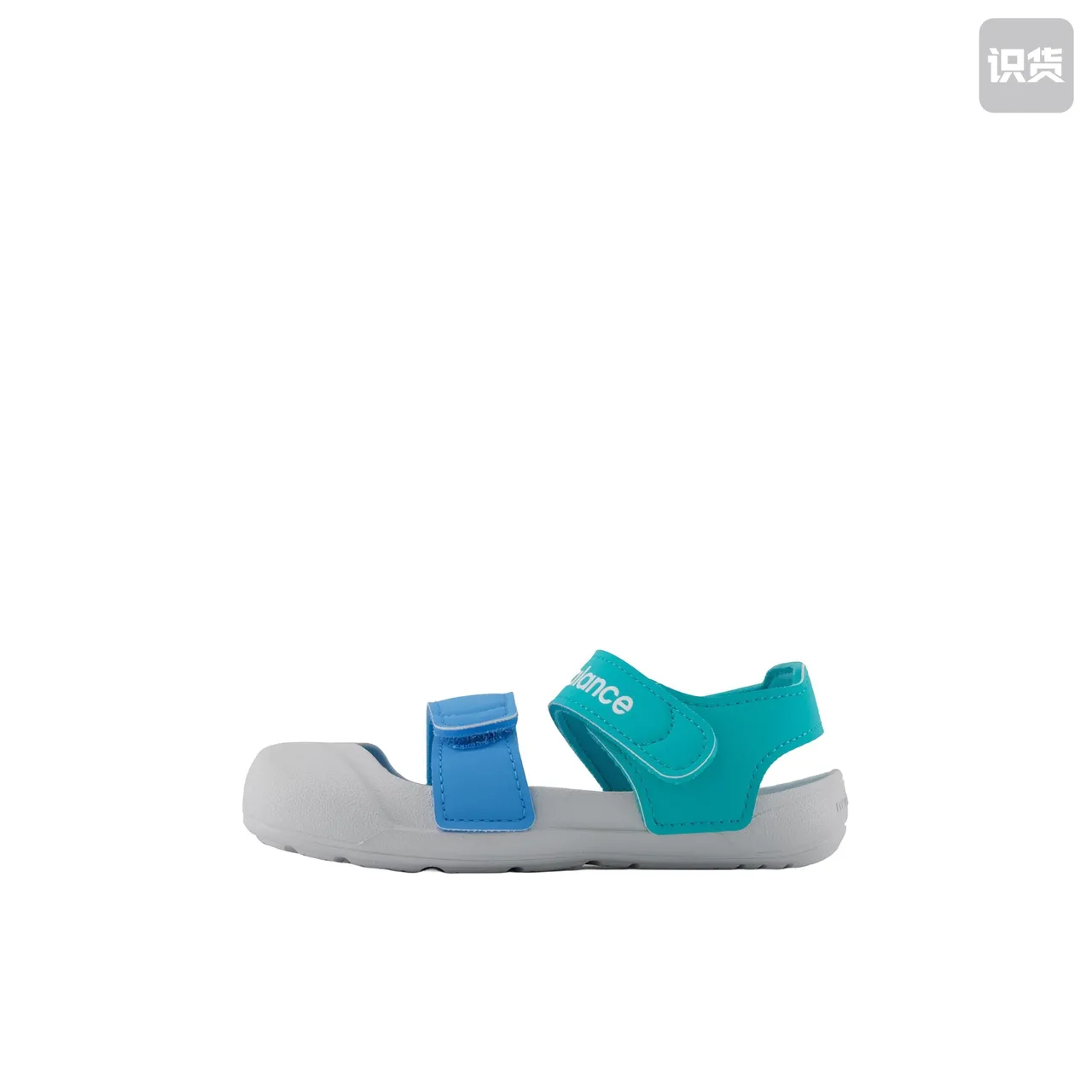 New Balance Sandales Casual à deux brides avec fermeture Velcro semelle en caoutchouc moulé en violet et rose 20