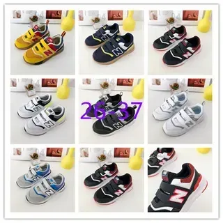 New Balance أصفر أحمر منخفض القدم إغلاق بالفيلكرو حزام أسلوب الحياة أحذية رياضية
