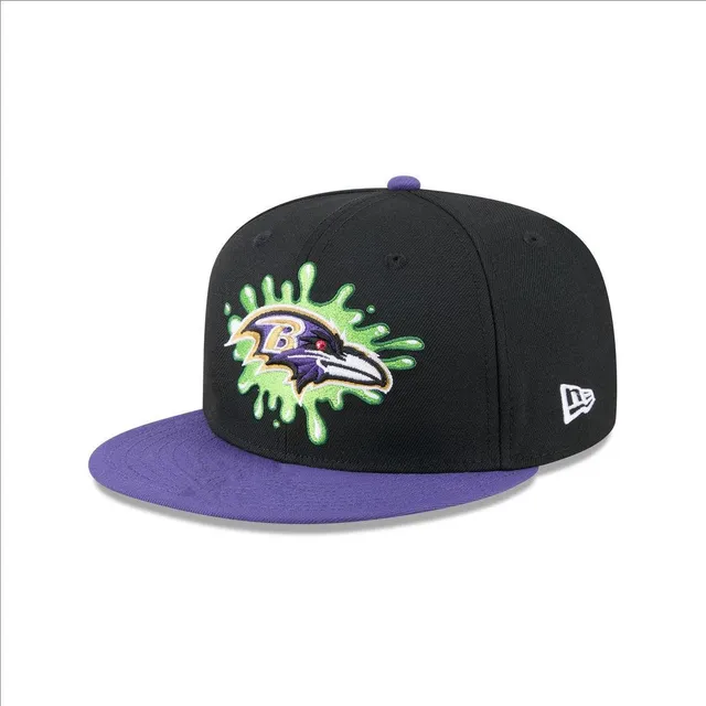 New Era 9FIFTY Snapback casquette de baseball couronne structurée visière plate violette dorée 3