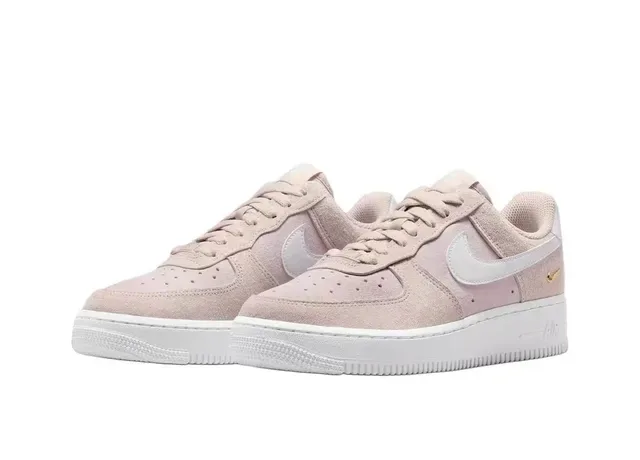 Nike Air Force 1 Dusty Pink Suede Lifestyle Sneakers 5