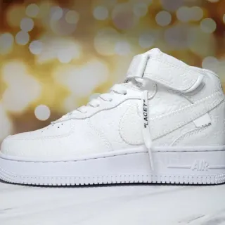 Nike Air Force 1 High Monochrome White Lifestyle Sneakers