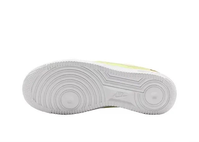 Nike Air Force 1 Lime Yellow Suede Lifestyle Sneakers 2