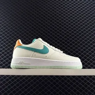Nike Air Force 1 Off-White Teal Orange जीवन शैली स्नीकर