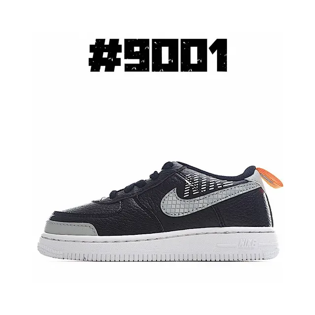 Nike Air Force 1 White Black Gum Yellow Lace Lifestyle Sneakers 4