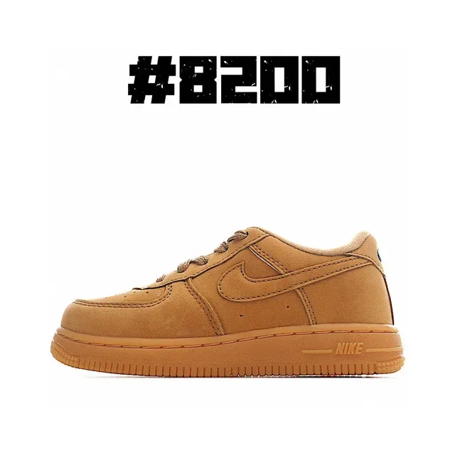 Nike Air Force 1 White Black Gum Yellow Lace Lifestyle Sneakers 12