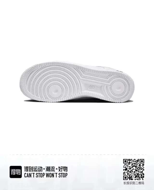 Nike Air Force 1 White Black Lifestyle Sneakers 6