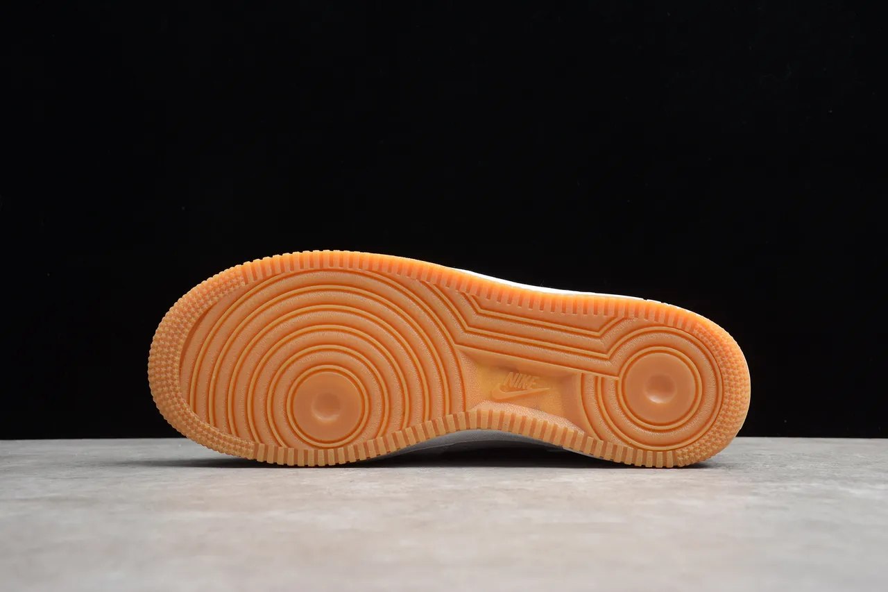 Nike Air Force 1 White Navy Gum Lifestyle Sneakers 13