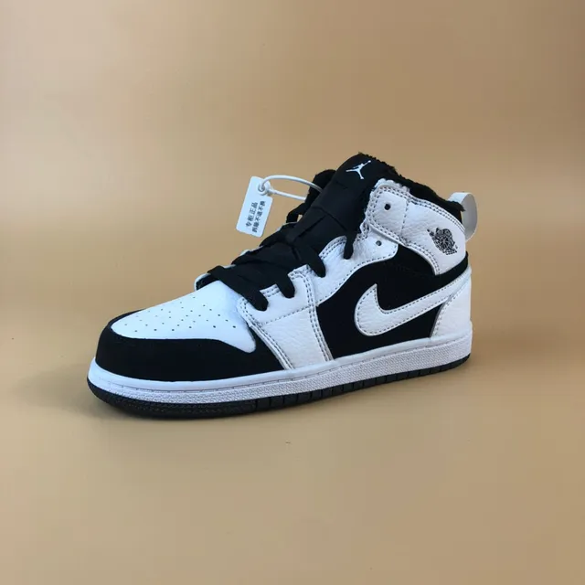 Nike Air Jordan 1 High Black White Orange Basketball Shoes 11