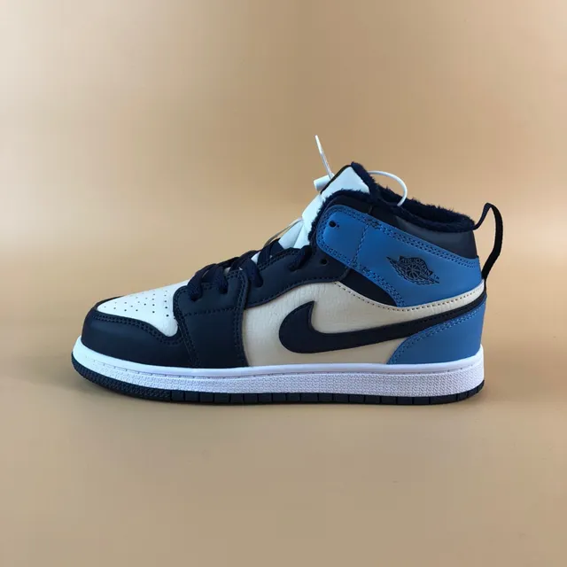 Nike Air Jordan 1 High Black White Orange Basketball Shoes 12