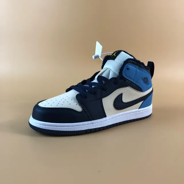 Nike Air Jordan 1 High Black White Orange Basketball Shoes 13