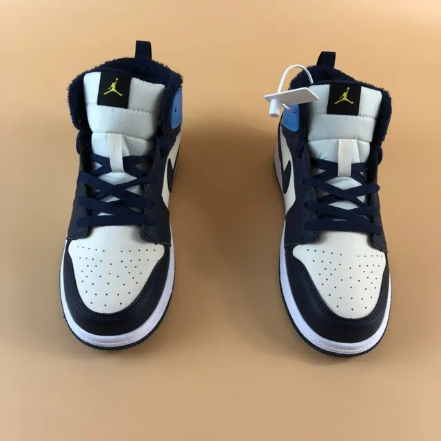 Nike Air Jordan 1 High Black White Orange Basketball Shoes 15