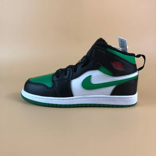 Nike Air Jordan 1 High Black White Orange Basketball Shoes 21