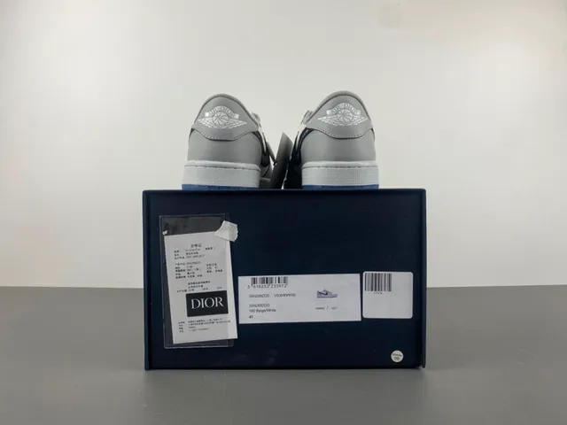 Nike Air Jordan 1 Low Monogrammed Swoosh Gray Off-White Lifestyle Sneakers 17
