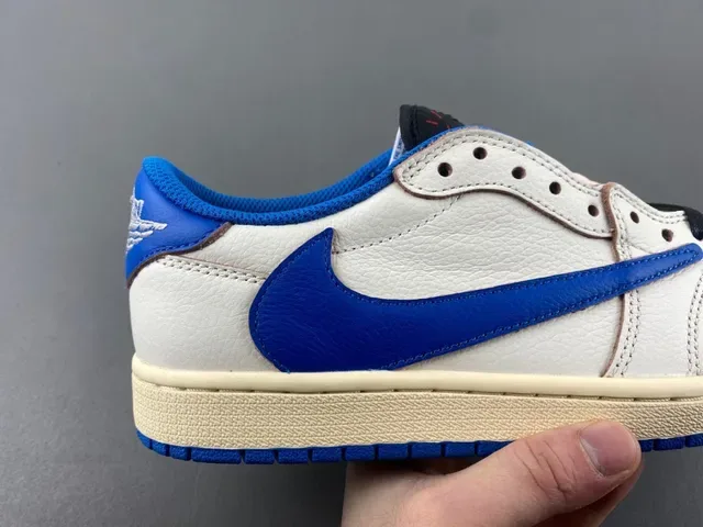 Nike Air Jordan 1 Low Off-White Royal Blue Lifestyle Sneakers 2