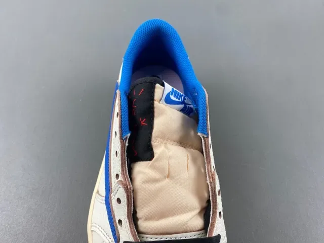 Nike Air Jordan 1 Low Off-White Royal Blue Lifestyle Sneakers 7