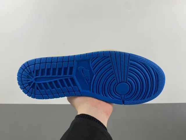 Nike Air Jordan 1 Low Off-White Royal Blue Lifestyle Sneakers 8