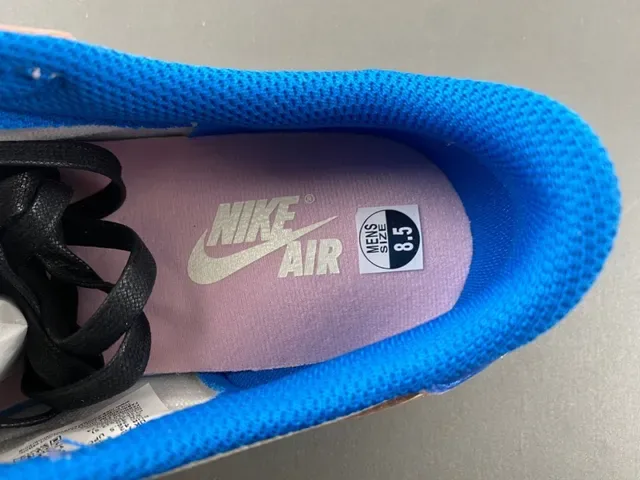 Nike Air Jordan 1 Low Off-White Royal Blue Lifestyle Sneakers 9