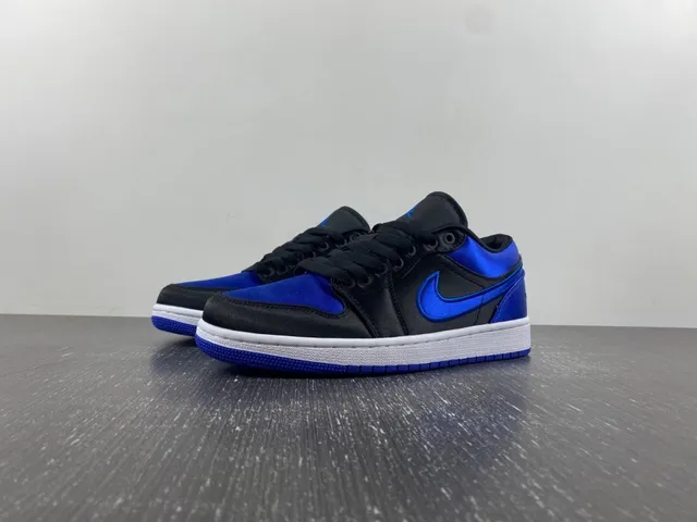 Nike Air Jordan 1 Low Royal Blue and Black Lifestyle Sneakers 2