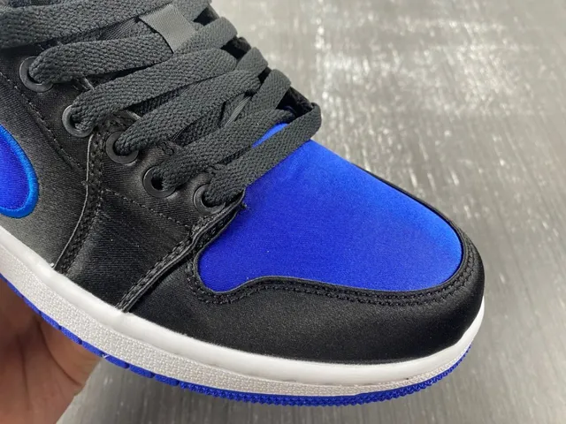 Nike Air Jordan 1 Low Royal Blue and Black Lifestyle Sneakers 6