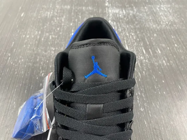 Nike Air Jordan 1 Low Royal Blue and Black Lifestyle Sneakers 7