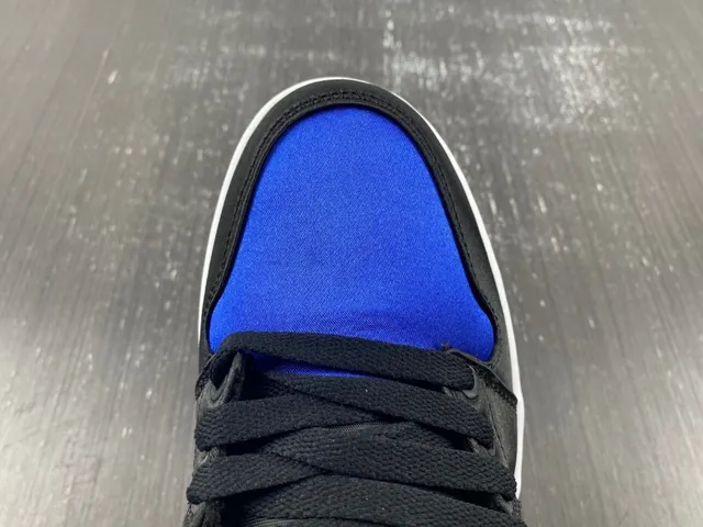 Nike Air Jordan 1 Low Royal Blue and Black Lifestyle Sneakers 8
