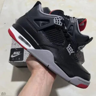 Nike Air Jordan 4 Black Red Gray 篮球鞋