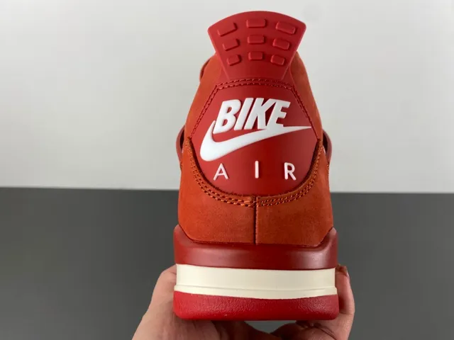 Nike Air Jordan 4 Red Monochrome Basketball Shoes 4