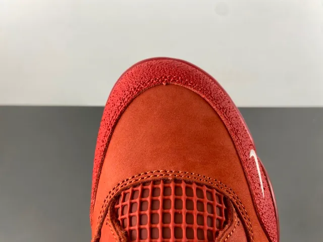 Nike Air Jordan 4 Red Monochrome Basketball Shoes 5