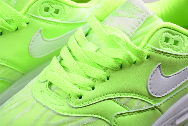 Nike Air Max 1 Neon Lime Green Lifestyle Sneakers 7