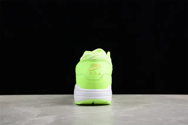 Nike Air Max 1 Neon Lime Green Lifestyle Sneakers 10