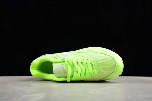 Nike Air Max 1 Neon Lime Green Lifestyle Sneakers 12