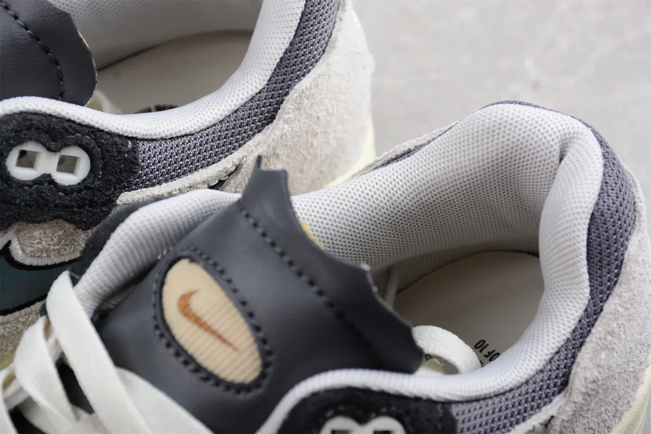 Nike Air Max 1 Off-White and Gray Lifestyle Sneakers 7