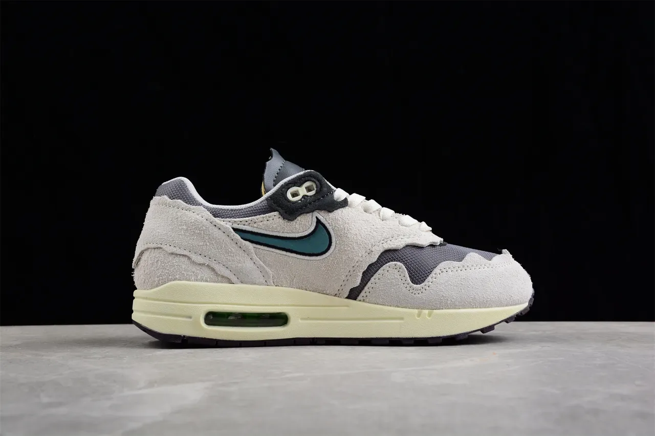 Nike Air Max 1 Off-White and Gray Lifestyle Sneakers 12