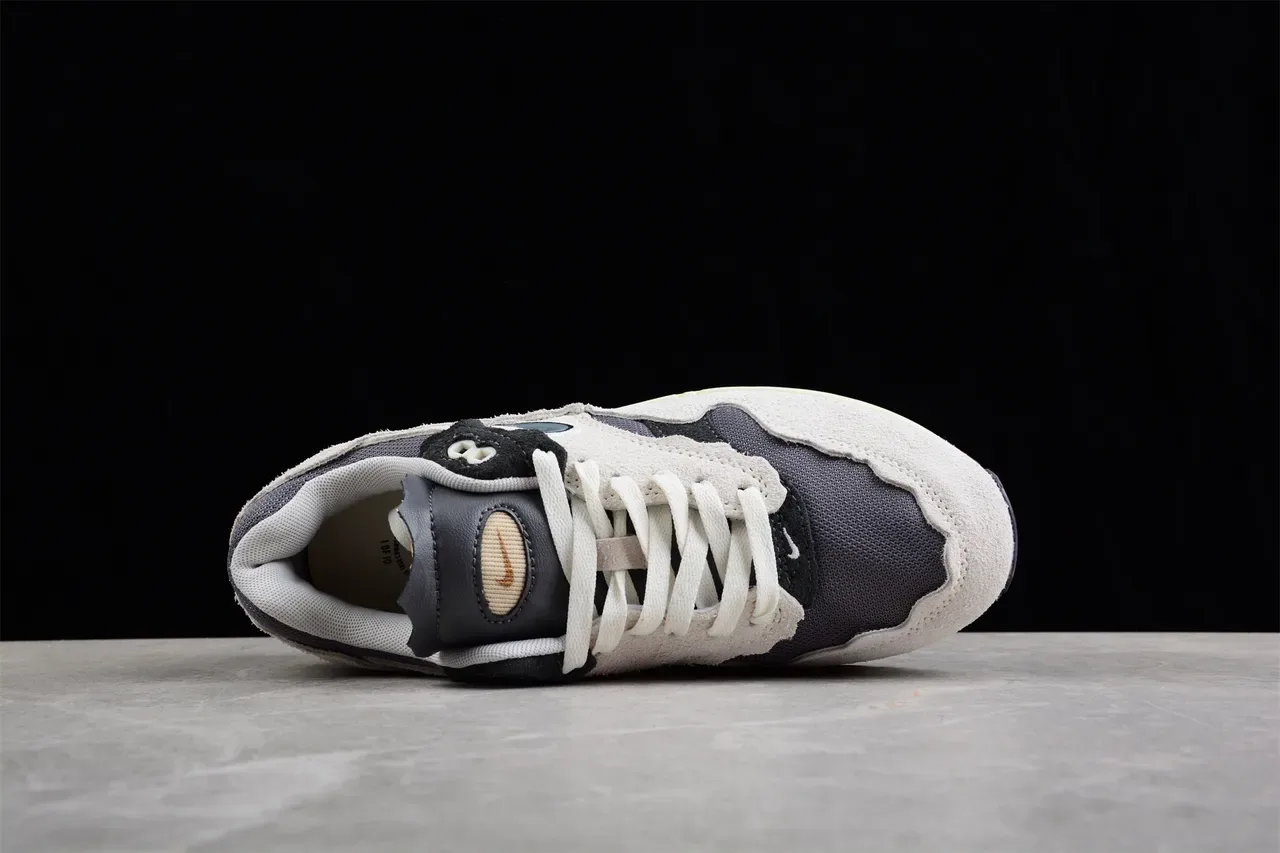 Nike Air Max 1 Off-White and Gray Lifestyle Sneakers 13