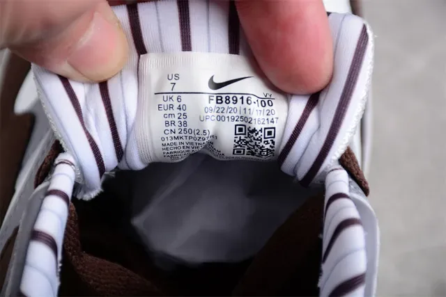 Nike Air Max 1 White Gray Brown Lifestyle Sneakers 14