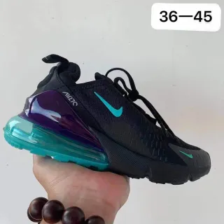 Nike Air Max 270 Chaussures de course noir et turquoise dégradé