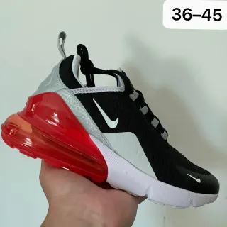 Nike Air Max 270 Black White Red Lifestyle Sneakers