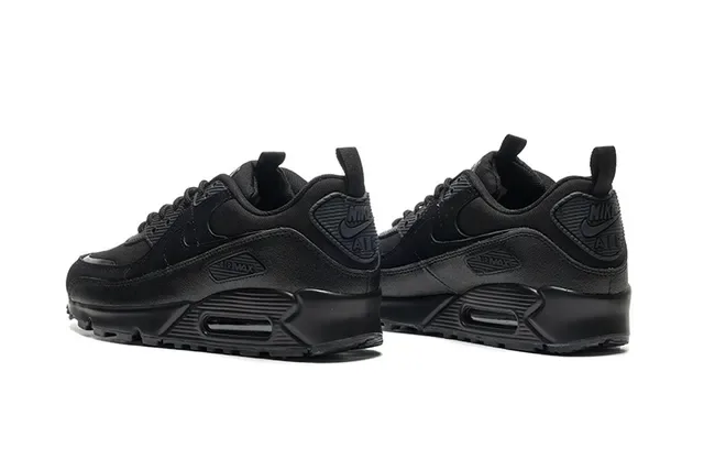 Nike Air Max 90 Black Monochrome Lifestyle Sneakers 3