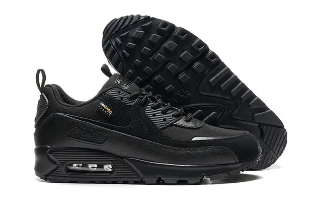Nike Air Max 90 Black Monochrome Lifestyle Sneakers 4