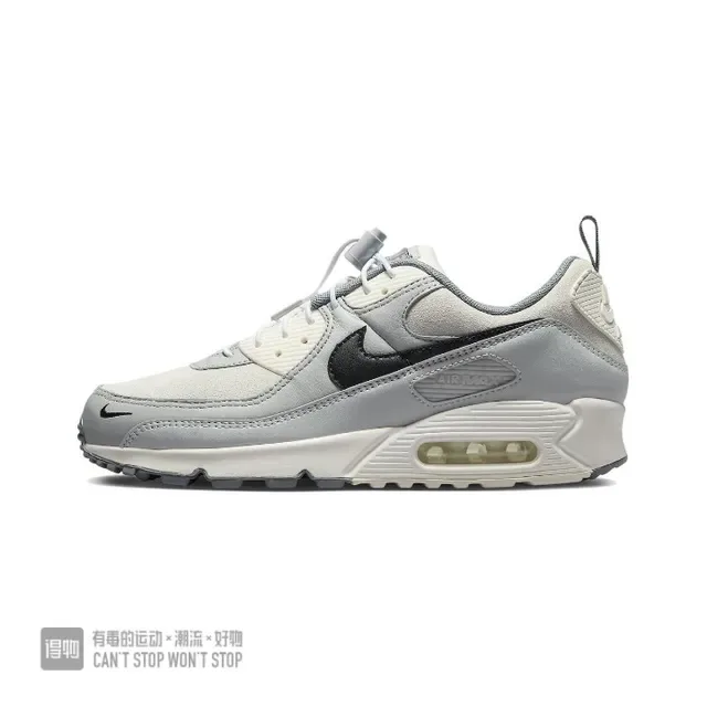 Nike Air Max 90 Light Gray Red Blue Lifestyle Sneakers 2
