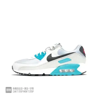 Nike Air Max 90 White and Turquoise Lifestyle Sneakers