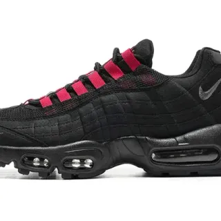 Nike Air Max 95 Black and Red Lifestyle Sneakers