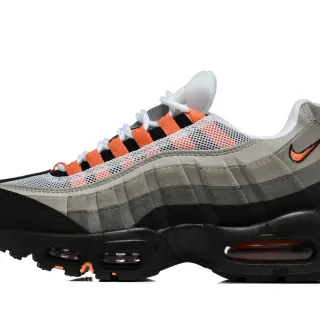 Nike Air Max 95 Gray Black Orange Lifestyle Sneakers