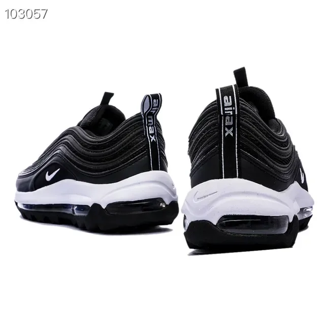 Nike Air Max 97 Black and White Lifestyle Sneakers 3
