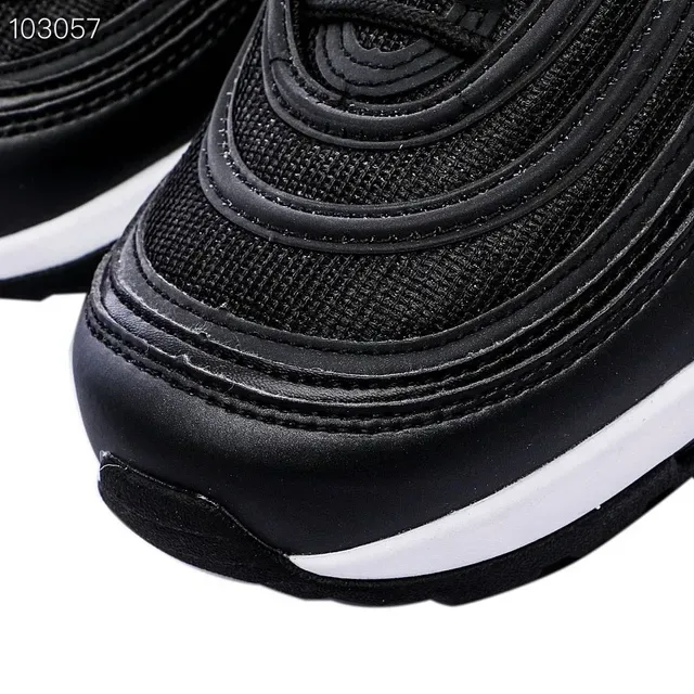 Nike Air Max 97 Black and White Lifestyle Sneakers 5