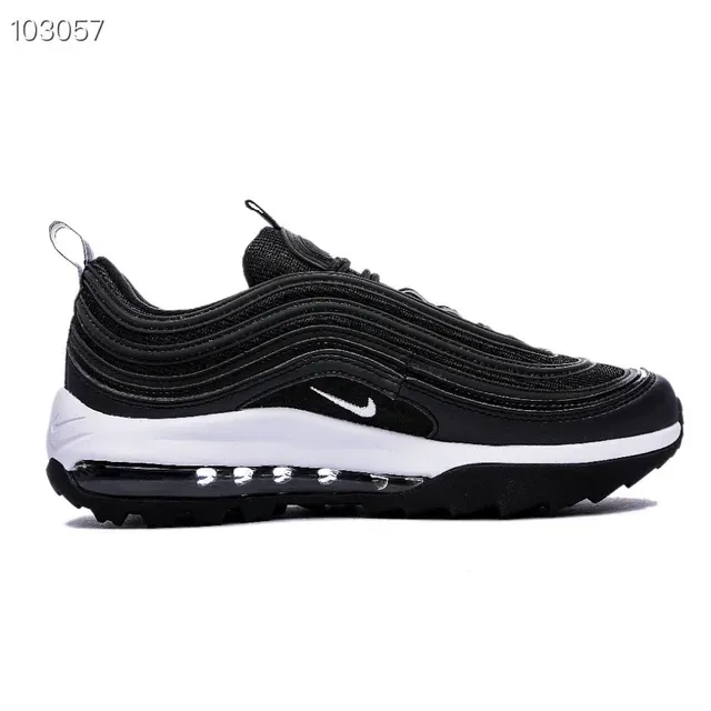 Nike Air Max 97 Black and White Lifestyle Sneakers 8
