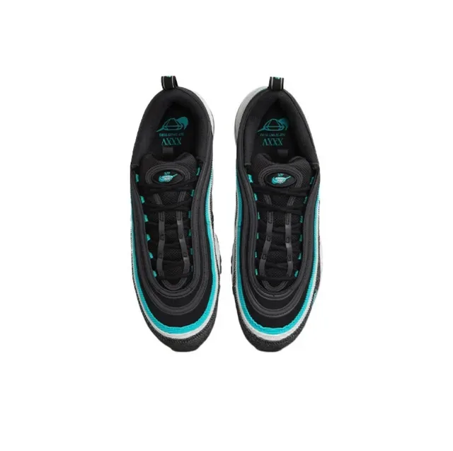 Nike Air Max 97 Black Turquoise Lifestyle Sneakers 7