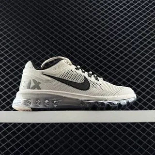 Nike Air Max Beige Negro Parte superior de malla Unidad visible de longitud completa Zapatos de correr