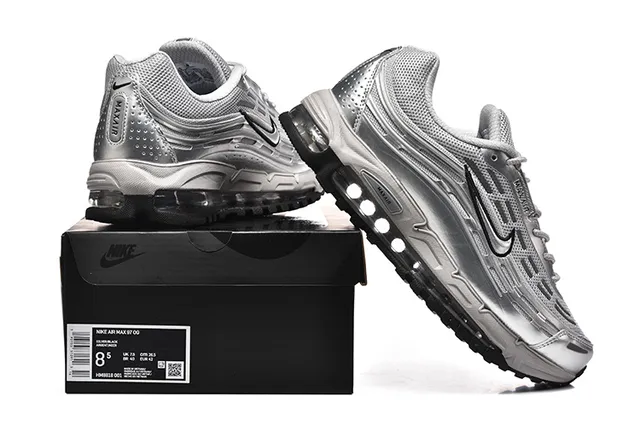 Nike Air Max Plus Gray Black Cyan Running Shoes 2
