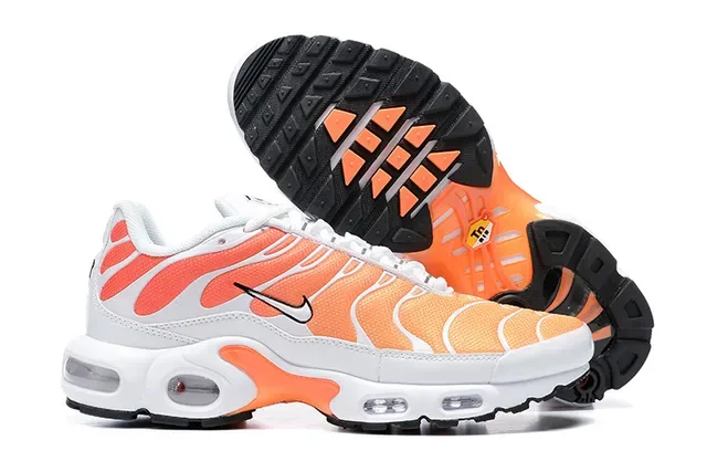 Nike Air Max Plus Orange Wave Lifestyle Sneakers 5